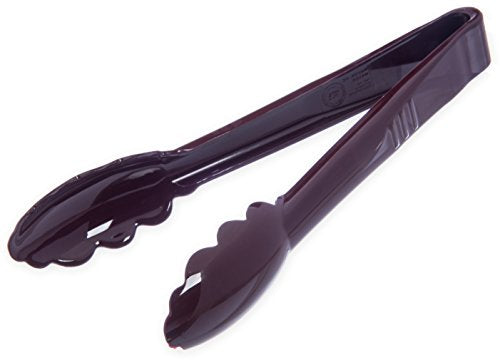 Carlisle FoodService Products Carly Salad Tong, 9" Utility Tong, 12 Pack - color: Brown, size: 9" Utility Tong, style: 12 Pack