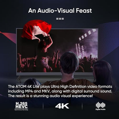 NEUMI Atom 4K Digital Media Player for USB and SD Cards (Renewed)