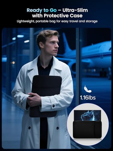 UPERFECT 18.5" 120Hz Portable Monitor, 125% sRGB Large Gaming Monitor - size: 18.5-Inch