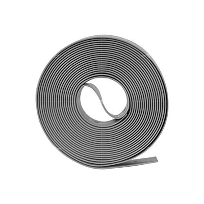 Highcraft QQT-34100 Plastic Strapping, 3/4’’ x 100’ Perforated Roll, 1/8’’ Nail Holes with .75’’ Spacing Grey Polypropylene, 100' - size: 3/4'' x 100'