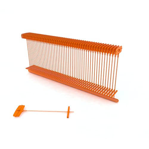 Kenco 1 Inch Standard Tagging Attachments, 1-in Fasteners for Tagging Retail, Consignment and Manufacturing - 5,000 Pieces Per Box 50 per Clip (1 Box 5,000 Fasteners, Orange) - color: Orange, size: 1 Box 5,000 Fasteners