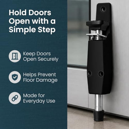 Pacific Doorware Step Down Door Stopper Heavy Duty, Bronze, 1 Pack - size: 1 Pack, style: Duronotic Bronze