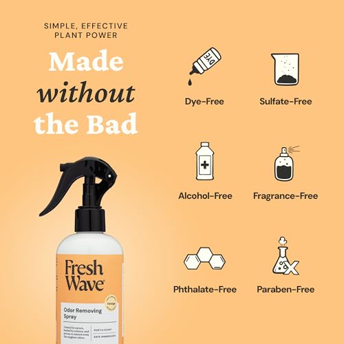 Fresh Wave Orange Room and Fabric Air Freshener Spray, 2-Pk, 8 oz - size: 8 Fl Oz (Pack of 2)