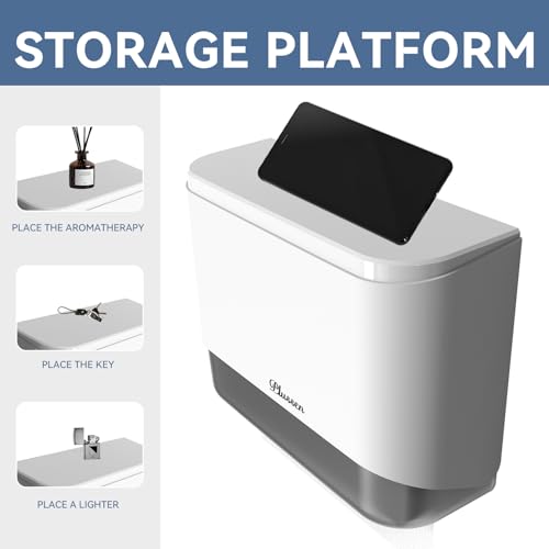 Commercial Paper Towel Dispenser Wall Mount C-Fold Multifold Trifold Hand Towels Dispenser for Bathroom, Two Key Lock Design No-Drilling Adhesive & Screws Included, ABS Built, White-PN6012 - color: White-pn6012