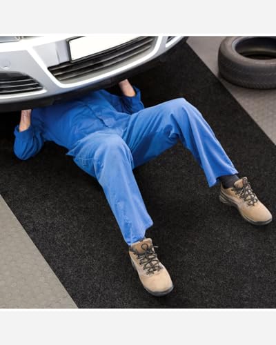 Oil Spill Mat for Garage Floor Under Car - 24x36 Inches Oil Splash Pad, Garage Driveway Oil Drip Mat, Oil Absorbent Mechanic Floor Mat for Motorcycle, Garage, Refrigerator, Golf Cart, Basement