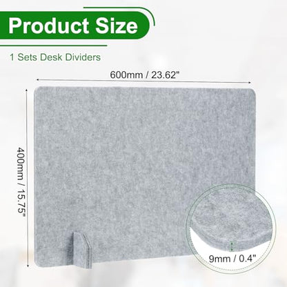 PATIKIL Desk Dividers 24" x 16",with 4Pcs Support Feet, Cement Gray Style C - color: Cement Gray Style C, size: 24" x 16"