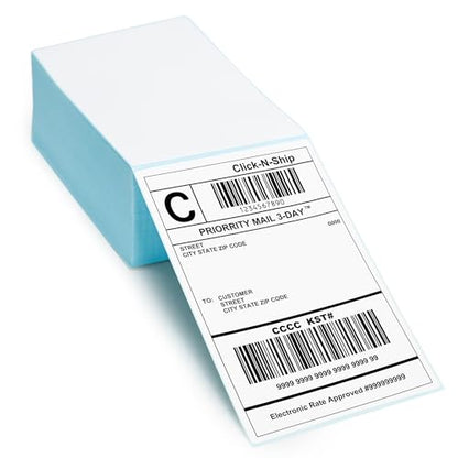 LLIKED 500 Thermal Shipping Labels 4"x6", Perforated, Commercial Grade - size: 500 Labels
