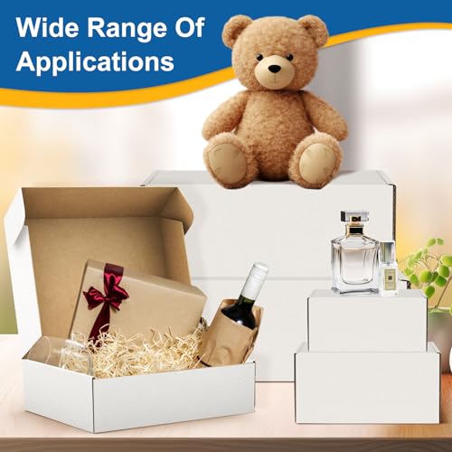 Famagic 50 Pack White Small Shipping Boxes 4x4x2 for Gifts, Jewelry, Bulk - color: White, size: 4x4x2" 50pcs