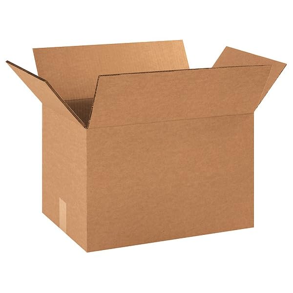 Shipping Boxes Heavy-Duty Double Wall Corrugated Cardboard Box 18" L x 12" W x 12" H, Kraft, for Shipping, Packing and Moving (Pack of 15)