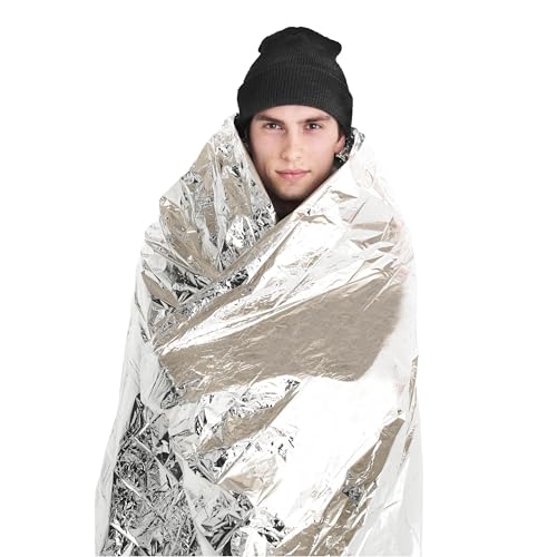 Coghlan's Emergency Thermal Blanket – Lightweight, Waterproof, Heat-Retaining Survival Blanket for Camping, Hiking & Outdoor Adventures