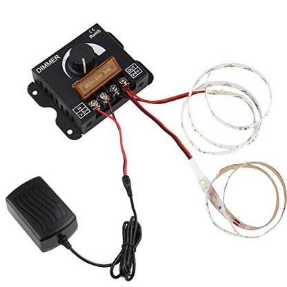 SUPERNIGHT LED Light Strip Dimmer, DC12V-24V 30A PWM, 2 PCS