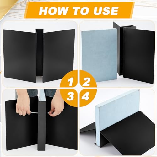 Blulu 1 Pcs 12 Inches Metal Floor Sign Stand Holder for Foam Board - size: 12 Inches