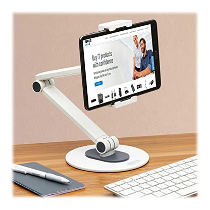 TRIPP LITE Full-Motion Flexible Long-Arm Desktop Mount Smartphones and Tablets - Mounts Apple iPhone, iPad, Android, Samsung & More - Supports 4.7” to 12.9” Device Mount, 5-Year Warranty (DMTBD413) - style: Full-Motion Long-Arm