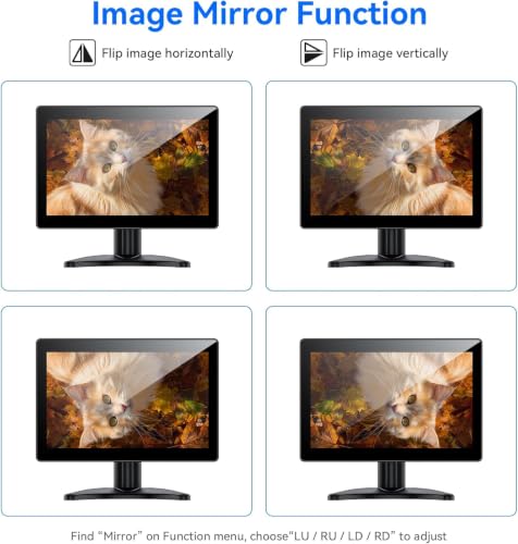 Eyoyo 10.1" Small Touchscreen Monitor, Metal IPS Display, 1280×800 HD - size: 10.1-inch