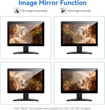 Eyoyo 10.1" Small Touchscreen Monitor, Metal IPS Display, 1280×800 HD - size: 10.1-inch