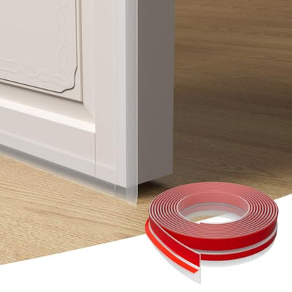 Elvone T-Shaped Weather Stripping Seal, Clear Silicone, 1.97 in x 40 ft - color: Clear, size: 40FTX1.97IN
