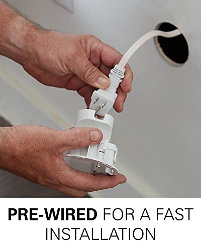 SANUS in-Wall Cable Management Kit for Speakers & TVs - Conceal Cables When Mounting Speakers Or TVs On The Wall - Prewired for Easy Install-WSIWP1-W1
