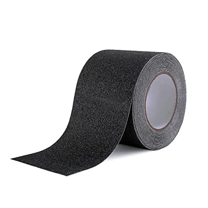 Reniteco 4" x33Ft Anti Slip Tape Black Heavy Duty Grip 1PC - color: 10-Black, size: 4in x 33Ft