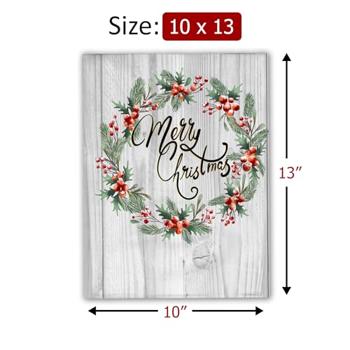 10x13 (100) Christmas Wreath Designer Winter Poly Mailers Self Sealing Waterproof Shipping Envelopes Holiday Premium Printed Bags For Small Businesses - color: Christmas Wreath, size: 10x13