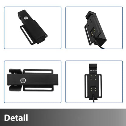 Automatic Electric Gate Lock for DC 12-24V Swing Gate Opener,Gate Operator System Device with Control Board,Lock Receiver and Lock Keys for Security Gate Door Opener Lock