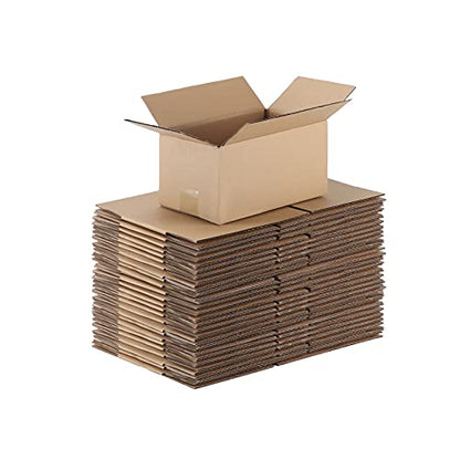 CRUGLA Shipping Corrugated Boxes Mailers 7x5x4 inch, Kraft Cardboards Packing Boxes for Business, Home, Packs of 25 - size: 7x5x4 Inch 25 Pack