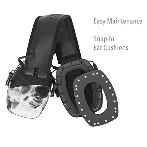 Howard Leight R-02531 by Honeywell Impact Sport Sound Amplification Electronic Shooting Earmuff, Smoke - color: Smoke, size: Medium