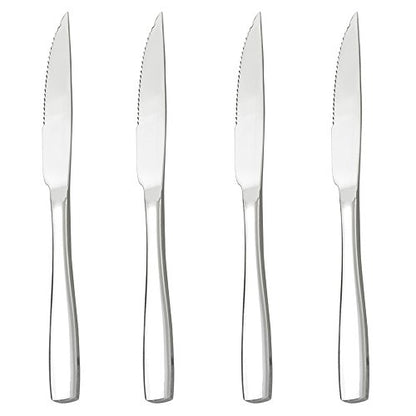 8-Piece Stainless Steel Steak Knives for Chefs Commercial Kitchen
