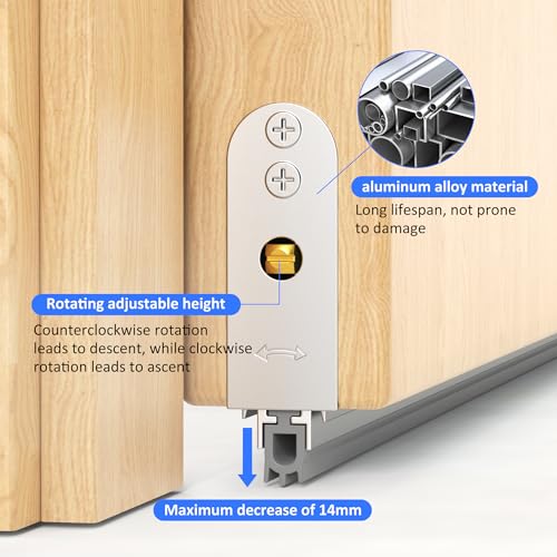 Automatic Door Sweeping Bottom Aluminum Alloy 36-inch