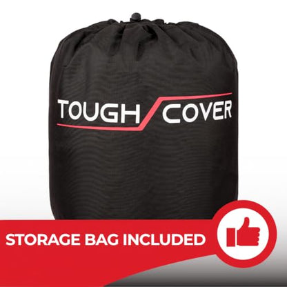 Tough Cover Lawn Tractor Cover, Basic 210D, 75x47x49 In, Black - color: Basic Edition - Black