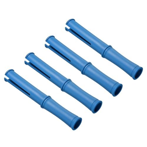 PATIKIL 10inch Shrink Wrap Handle, 4 Pcs Stretch Wrap Dispenser Stretch Film Dispenser Small Hand Dispenser Saver for 1.5 inch Core Furniture Wrapping Moving Packing Warehouses, Blue - color: Blue