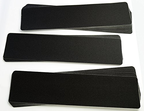 Non-Slip Stair Treads (25 Pack) for Indoor & Outdoor Steps – Anti-Slip Pre-Cut Adhesive Grip Tape to Increase Slip Resistance on Stair Nosing & Edges - size: 25 Pack