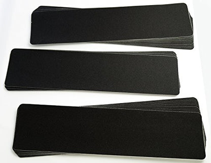 Non-Slip Stair Treads (25 Pack) for Indoor & Outdoor Steps – Anti-Slip Pre-Cut Adhesive Grip Tape to Increase Slip Resistance on Stair Nosing & Edges - size: 25 Pack