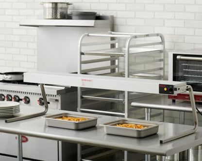 Kratos Commercial Food Warmer Accessory, 48" Countertop Strip Warmer with C-Style Legs, 120V, 1100W (28W-597) - size: 48" C-style legs
