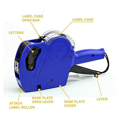 MX5500 EOS Blue 8 Digits Pricing Gun Kit with 7,000 Labels & Spare Ink