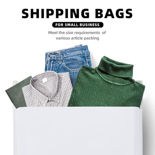 POLYSELLS 200 pcs 7.5x10.5 Inches White (Silver) Poly Mailers Shipping Envelopes, Strong Adhesive Sealing, Waterproof, Tear-resistant Postal Mailing Bags for Small Business, Clothes, Non-Fragile Items - size: 7.5"x10.5" 200 PCS