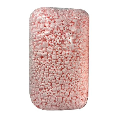 Pink Packing Peanuts, 3.5 Cubic Feet - color: Pink, size: 3.5CuFT