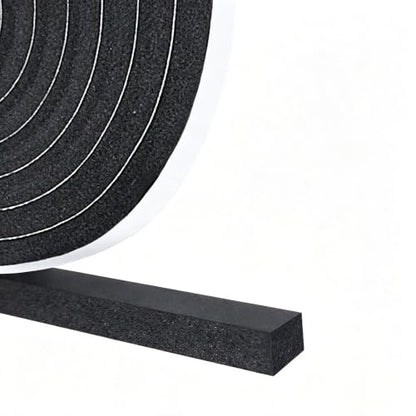 DGSL Foam Weather Stripping, 1/2" x1/2", 13Ft Door Window Seal Tape - size: 1/2In x 1/2In x 13Ft