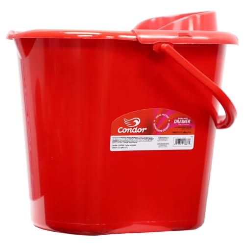 Condor Professional Bucket - Integrated Drainer, Measuring Scale - 3.17 gal