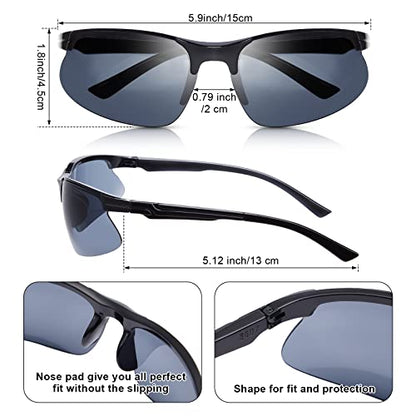 Kathfly 36pcs Safety Glasses Work Scratch Resistant Glasses,Black and White - color: Black and White