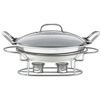 Cuisinart 7BSR-28 Stainless 11-Inch Round Buffet Servers , Silver - size: 11-Inch