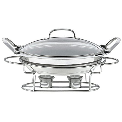 Cuisinart 7BSR-28 Stainless 11-Inch Round Buffet Servers , Silver - size: 11-Inch