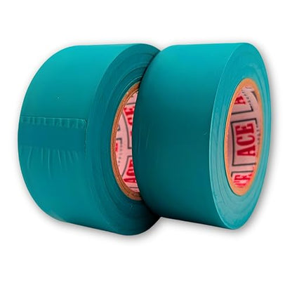 ACE Supply Green Flagging Tape - 2 Pack - 1-3/16 Inch Width, 150 Ft Length, 2 Mil - Non-Adhesive Survey Tape - Tree Marking Ribbon, Surveyors Ribbon - color: Green, size: 2 Pack