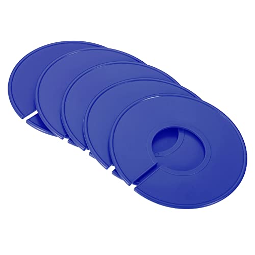 PATIKIL Clothes Dividers 12Pcs Closet Clothing Rack Size Divider Dark Blue - color: Dark Blue