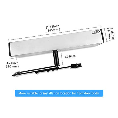 Olideauto 120 Automatic Swing Door Operator for The Elderly +Outswing Arm+2-3/4'' Extend Spacer+2pcs Motion Sensors - style: Outswing Arm+Motion Sensors