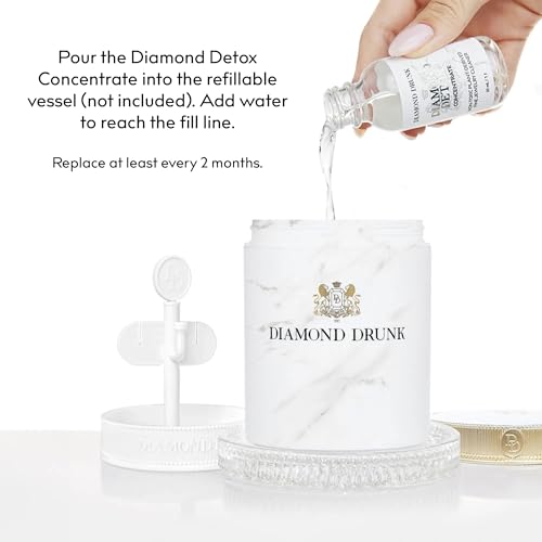 Diamond Drunk Concentrate Refill - Non-Toxic, Fine Jewelry Cleaner for Diamond, Gold, & Platinum Rings & More - 2 Months Supply of Safe, Sustainable Cleaner to Restore Shine - color: Vanilla Smoke