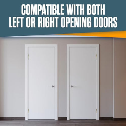 Self Closing Door Hinges, Auto Closing Hinge, 3.5"x3.5", 2 PK, Satin Brass - color: Satin Brass Finish, size: 3.5 Inch, 1/4 Radius