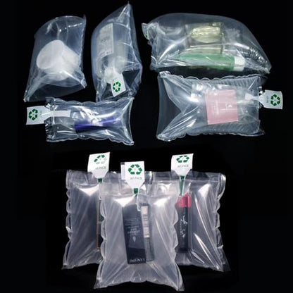Miupoo Packaging Air Bags,Clear Plastic Inflatable Air Packaging Protector Bag with Free Pump Cushion,Air Cushion Blocking Packaging Bag,6x6 Inches,100 Pieces - size: 6x6×100 Inches