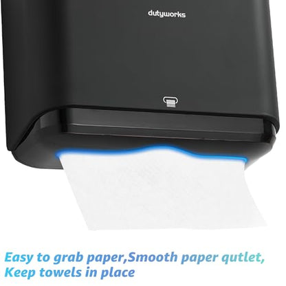 Multifold Paper Towel Dispenser Wall Mount, Black - color: 5859-black
