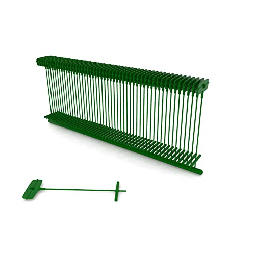 Kenco 1 Inch Standard Tagging Attachments, 1-in Fasteners for Tagging Retail, Consignment and Manufacturing - 5,000 Pieces Per Box 50 per Clip (10 Boxes 50,000 Fasteners, Green) - color: Green, size: 10 Boxes 50,000 Fasteners