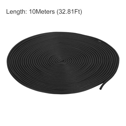 uxcell Foam Rubber Weather Seal Strip, 2.5mm(3/32") Diameter 10 Meters (32.81Ft) Long Round EPDM Rubber for DIY Gasket, Warehouse, Pads, Foam Tubing, Crafts - size: 2.5mmx10m
